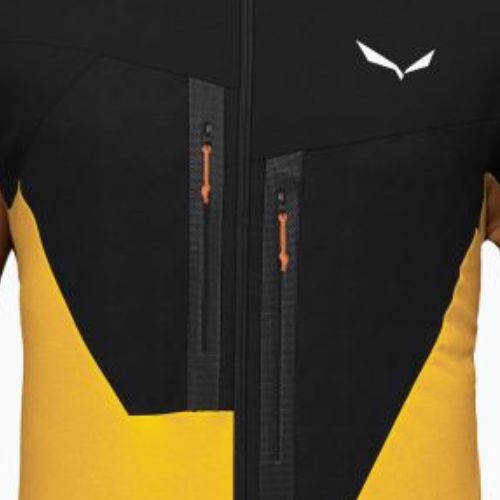 Флісова кофта чоловіча Salewa Ortles AM чорно-жовта 00-0000028178