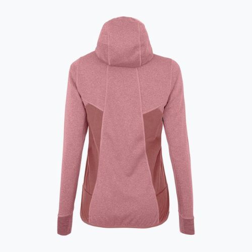 Флісова кофта жіноча Salewa Puez Hybrid PL FZ Hoody рожева 00-0000027389