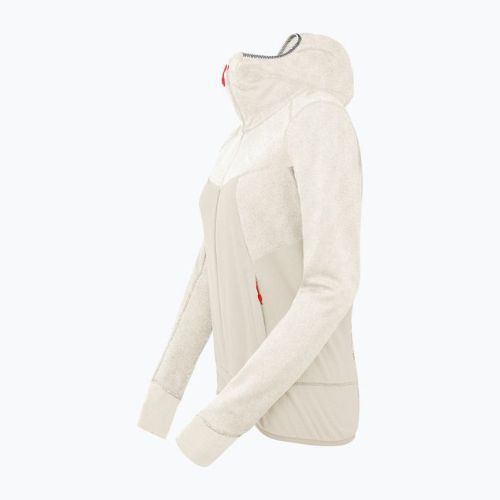 Флісова кофта жіноча Salewa Puez Hybrid PL FZ Hoody бежева 00-0000027389