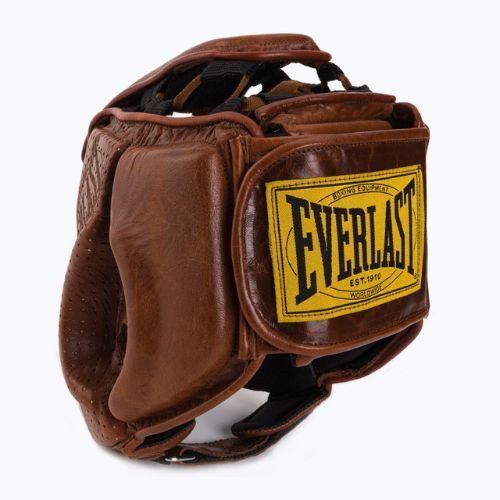 Шолом боксерський Everlast 1910 PRO коричневий 4660