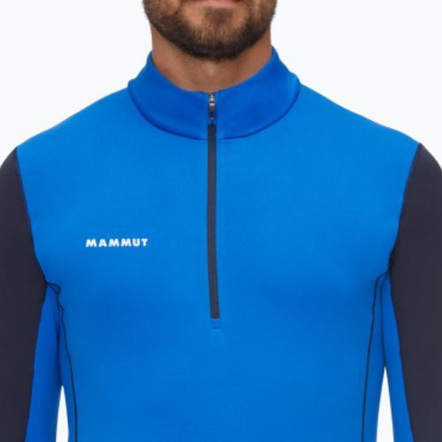 Кофта трекінгова чоловіча Mammut Aenergy ML Half Zip Pull блакитна