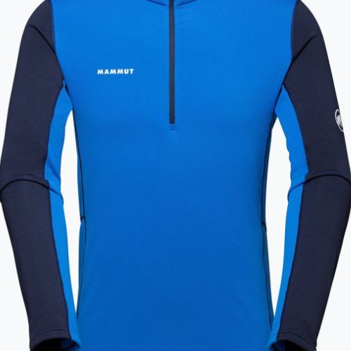 Кофта трекінгова чоловіча Mammut Aenergy ML Half Zip Pull блакитна