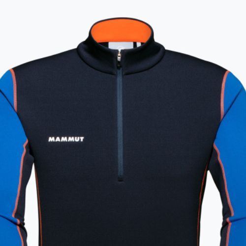 Кофта трекінгова чоловіча Mammut Aenergy ML Half Zip Pull granatowo-блакитна