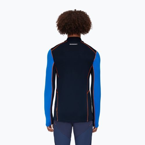 Кофта трекінгова чоловіча Mammut Aenergy ML Half Zip Pull granatowo-блакитна
