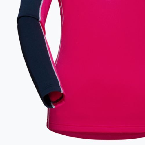 Кофта трекінгова жіноча Mammut Aenergy ML Half Zip Pull рожево-синя