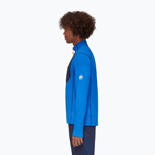 Кофта трекінгова чоловіча Mammut Taiss Light ML блакитна