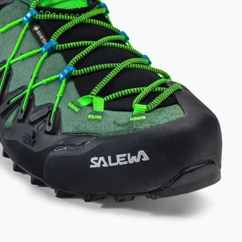 Кросівки для трекінгу чоловічі Salewa Wildfire Edge GTX зелені 00-0000061375