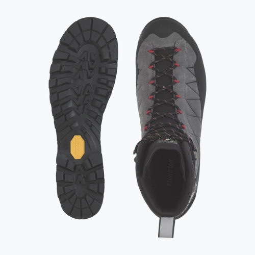 Черевики для трекінгу чоловічі Dolomite Crodarossa High GTX gunmetal grey/fiery red