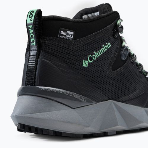 Черевики для трекінгу жіночі Columbia Facet 60 Od black/vivid mint