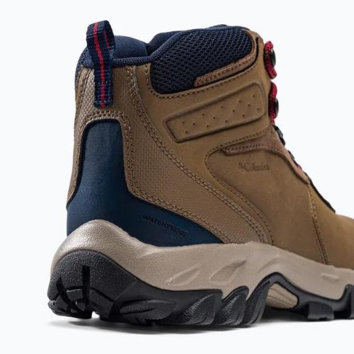 Черевики для трекінгу чоловічі Columbia Newton Ridge Plus II Wp light brown/red velvet