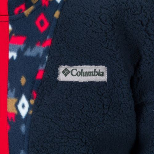 Кофта трекінгова чоловіча Columbia Backbowl Sherpa FZ Hoodie coll navy/coll navy rocky mtn print