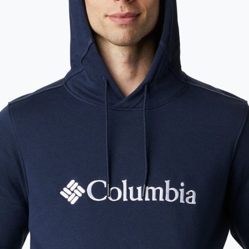 Кофта трекінгова чоловіча Columbia CSC Basic Logo II Hoodie collegiate navy/csc branded logo