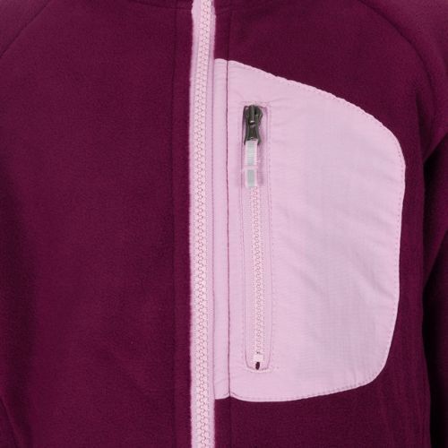 Кофта трекінгова дитяча Columbia Fast Trek III Full Zip marionberry/aura