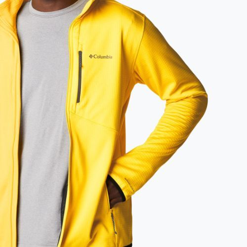 Кофта трекінгова чоловіча Columbia Park View FZ laser lemon heather