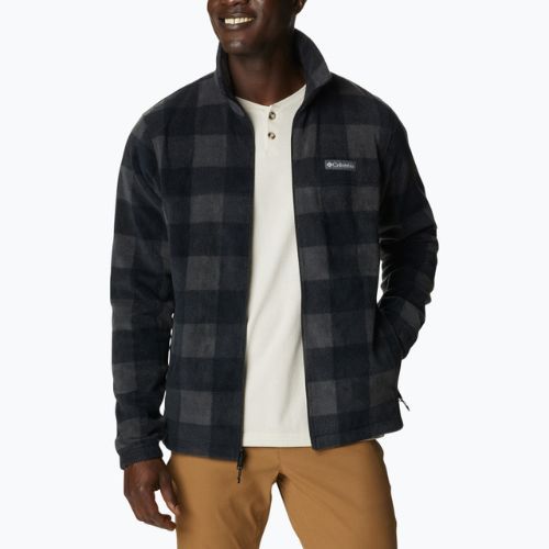 Кофта трекінгова чоловіча Columbia Steens Mountain Printed black check print