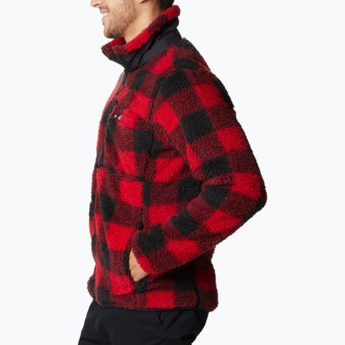 Кофта трекінгова чоловіча Columbia Winter Pass Print Fleece mountain red check