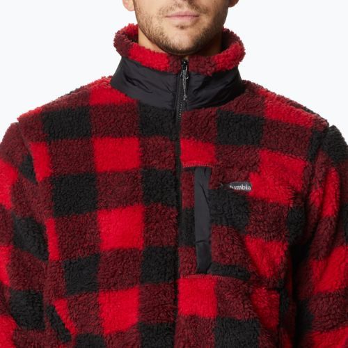 Кофта трекінгова чоловіча Columbia Winter Pass Print Fleece mountain red check