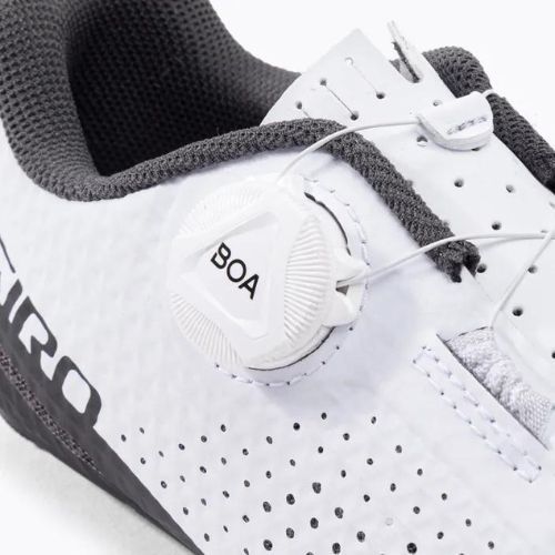 Кросівки велосипедні шосе жіночі Giro Cadet Carbon white