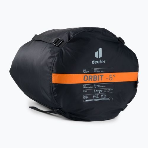 Спальний мішок deuter Orbit -5° long/left mandarine/ink