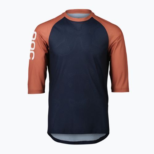 Велофутболка чоловіча POC MTB Pure 3/4 turmaline navy/himalayan salt