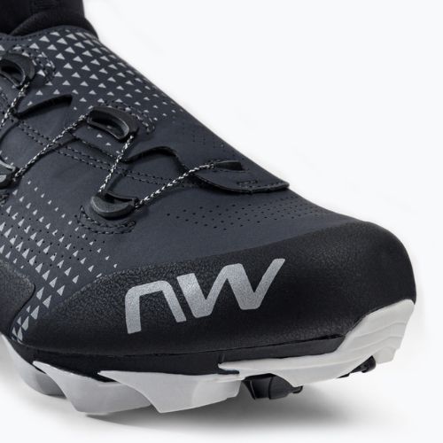 Кросівки велосипедні МТВ чоловічі Northwave Celsius XC GTX carbon grey/reflective