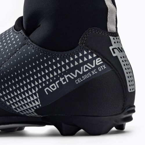 Кросівки велосипедні МТВ чоловічі Northwave Celsius XC GTX carbon grey/reflective