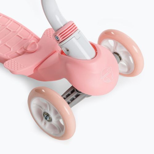 Самокат триколісний дитячий HUMBAKA Fun рожевий HBK-KS001