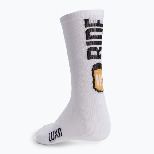 Велошкарпетки Luxa Beer Ride білі LAM21SBRWS1