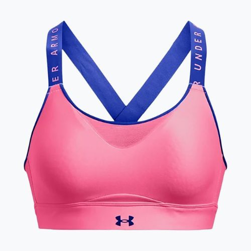 Бюстгальтер спортивний Under Armour Infinity High рожевий 1351994