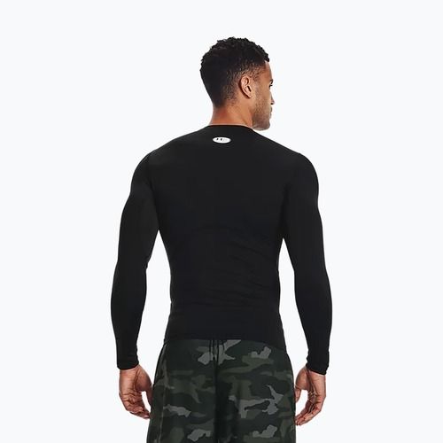 Футболка лонгслів чоловіча Under Armour Ua Hg Armour Comp LS чорна 1361524-001