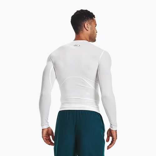 Футболка лонгслів чоловіча Under Armour Ua Hg Armour Comp LS біла 1361524-100