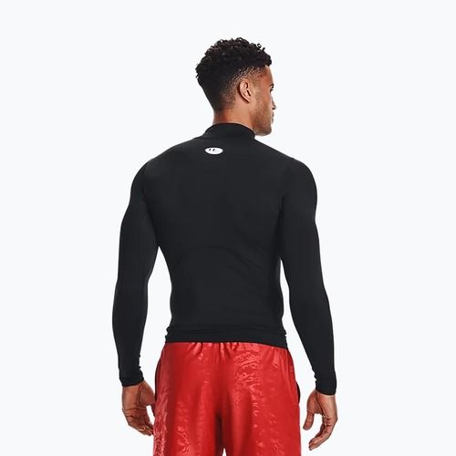 Футболка лонгслів чоловіча Under Armour Ua Hg Armour Comp Mock чорна 1369606-001