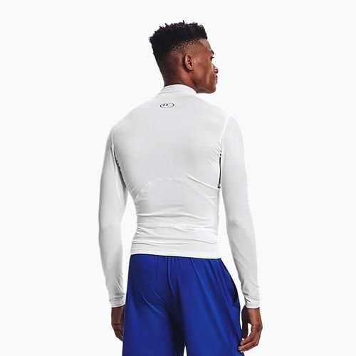 Футболка лонгслів чоловіча Under Armour Ua Hg Armour Comp Mock біла 1369606-100