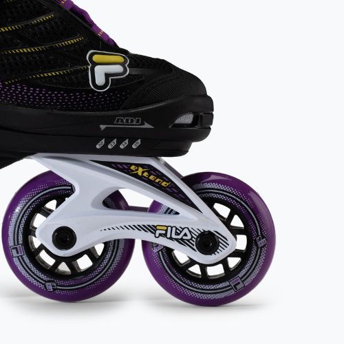 Роликові ковзани дитячі FILA Wizy G black/yellow magenta