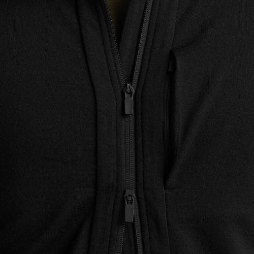 Кофта трекінгова чоловіча icebreaker Quantum III Zip Hood black