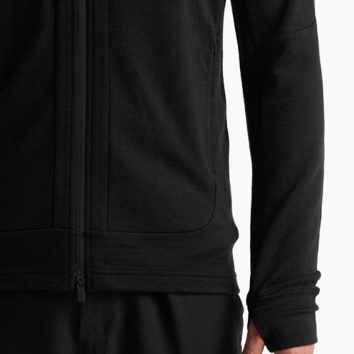 Кофта трекінгова чоловіча icebreaker Quantum III Zip Hood black