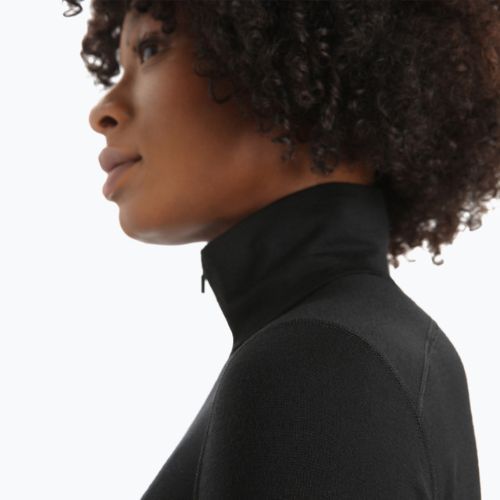 Жіноча термоактивна кофта icebreaker 200 Oasis Half Zip black