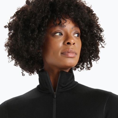 Жіноча термоактивна кофта icebreaker 200 Oasis Half Zip black