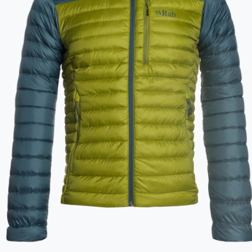 Пуховик чоловічий Rab Microlight Alpine блакитний QDB-12-OBA