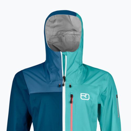 Куртка для скітуру жіноча ORTOVOX 3L Ortler блакитна 7061600006