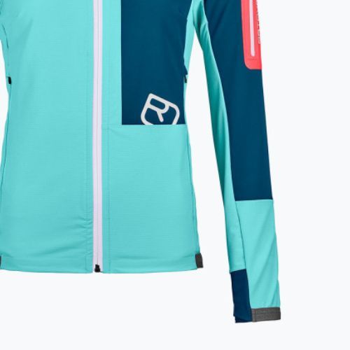 Куртка софтшел жіноча ORTOVOX Berrino Hooded блакитна 6027700007