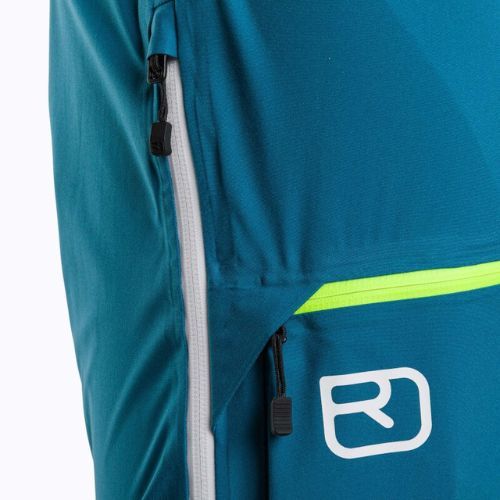 Штани для скітуру чоловічі ORTOVOX 3L Ortler блакитні 7071800011