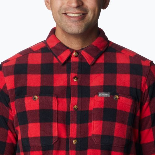 Сорочка чоловіча Columbia Flare Gun Fleece mountain red check