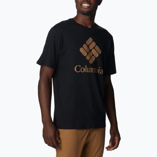 Футболка трекінгова чоловіча Columbia CSC Basic Logo black/csc stacked logo