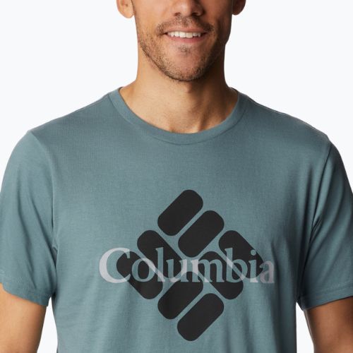 Футболка трекінгова чоловіча Columbia CSC Seasonal Logo metal/centered gem