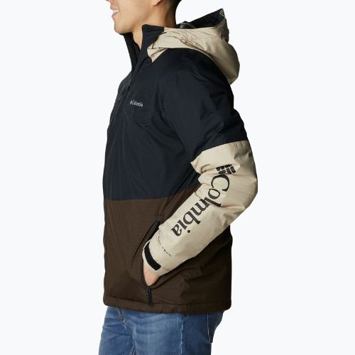 Куртка зимова чоловіча Columbia Point Park Insulated black/cordovan/ancient fossil