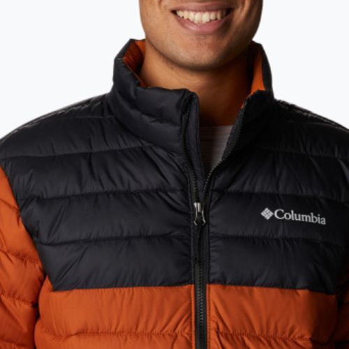 Пуховик чоловічий Columbia Powder Lite warm copper/black