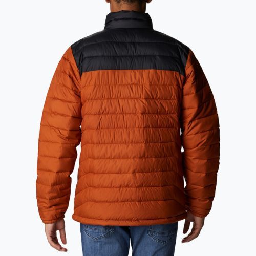 Пуховик чоловічий Columbia Powder Lite warm copper/black