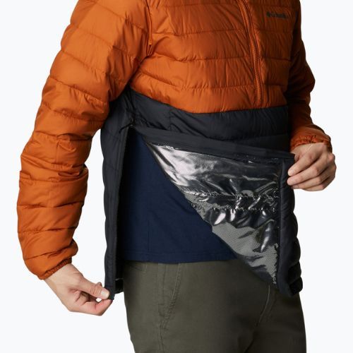 Пуховик чоловічий Columbia Powder Lite Anorak warm copper/black