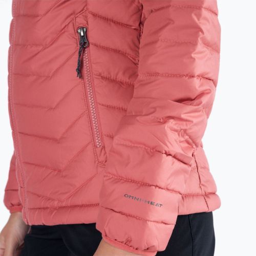 Пуховик жіночий Columbia Powder Lite Hooded dark coral